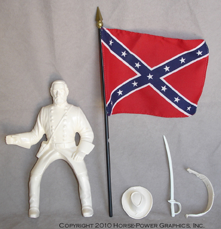 HARTLAND Horses Steven Unpainted GENERAL LEE Rider sets  